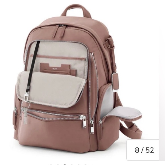 Tumi Celina Rose Backpack with Silver Details Fits 15” Labtop main image 9
